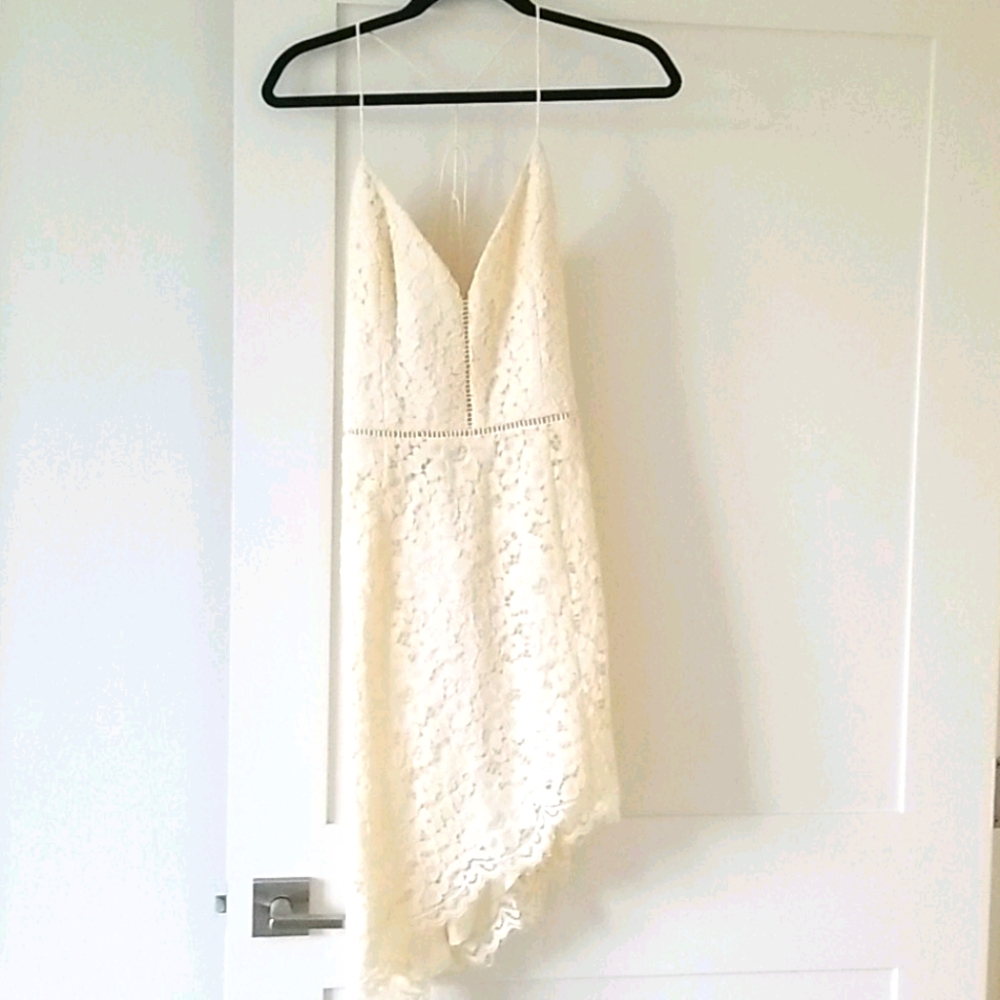 Cream Lace Dress